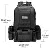 CVLIFE Tactical Backpack Military Army Rucksack 60L Large Assault Pack Detachable Molle Bag view 3