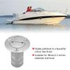Acouto Boat Deck Fuel Filler 316 Stainless Steel Fuel Gas Oil Deck Fill Filler with Keyless Port Key for Marine Boat Yacht view 3