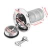Acouto Boat Deck Fuel Filler 316 Stainless Steel Fuel Gas Oil Deck Fill Filler with Keyless Port Key for Marine Boat Yacht view 4