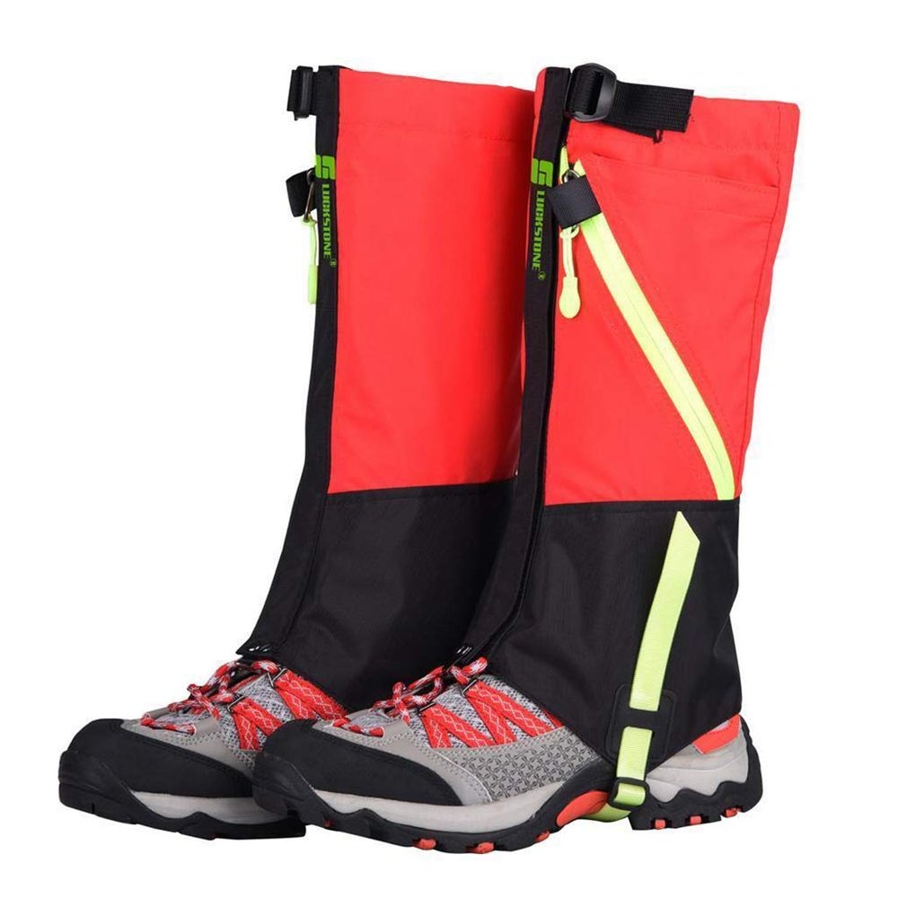 DoMyfit Kids Leg Gaiters Waterproof Breathable Snow Boot Gaiters Outdoor Hiking Walking Climbing Hunting Snow Legging Protect Leg Covers