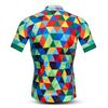 Men's Cycling Jersey Short Sleeve Road Bike Biking Shirt Top Bicycle Cycle Clothes Green Size L view 2