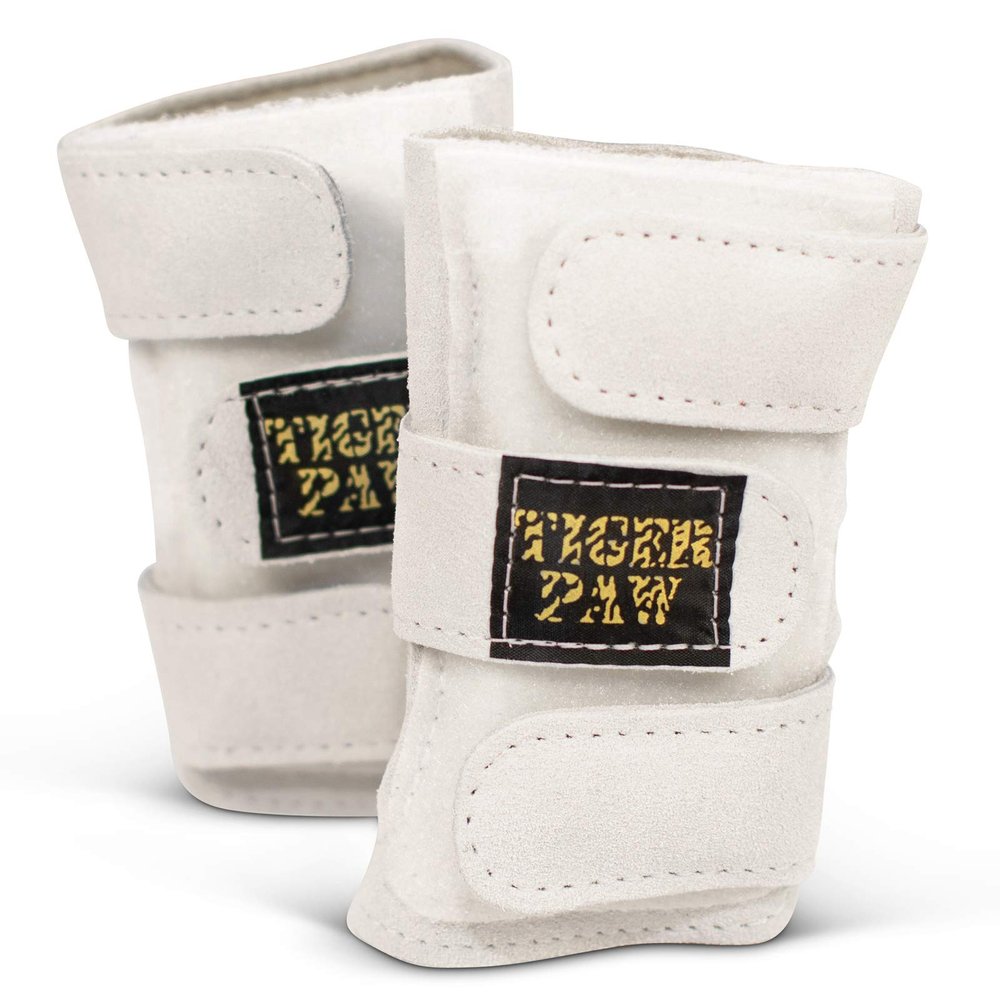Tiger Paw Gymnastics Wrist Supports, 1 Pair, White, Small