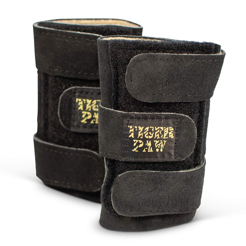 Tiger Paw Gymnastics Wrist Supports, 1 Pair, Black, Extra Small