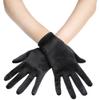 BABEYOND Short Satin Gloves for Women - Silk Opera Wedding Bridal Gloves Tea Party Banquet Costume 1920s Flapper Accessories view 1