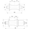 Miche Primato Syntesi Silver 28H Shimano Pair view 2