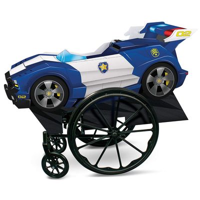 Disguise Paw Patrol Chase Adaptive Wheelchair Cover for Kids, Official Paw Patrol Rolling Costume for Wheelchair