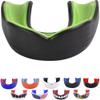 Oral Mart Black/Green Adult Mouth Guard - Adult Sports Mouth Guard for Karate, Boxing, Sparring, Football, Field Hockey, BJJ, Muay Thai,Soccer, Rugby, Martial Arts view 1