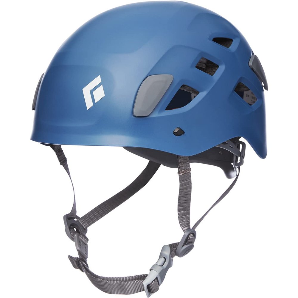 BLACK DIAMOND Half Dome Rock Climbing Helmet | Adjustable Fit | Lightweight & Durable | Ventilated Protection | Denim | Small/Medium