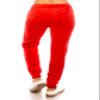 ALWAYS Women's Fluffy Plush Jogger Pants - Super Soft Winter Warm Cozy Pajama Furry Sleepwear Sweatpants Red L view 4
