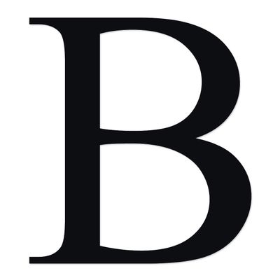 Applicable Pun Beta Greek Letter B - Vinyl Decal for Outdoor Use on Cars, ATV, Boats, Windows and More - Black 3 Inches Tall