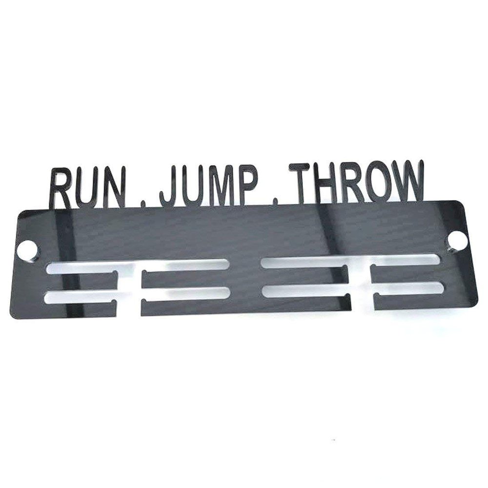 Run, Jump, Throw Medal Hanger - Bright Blue