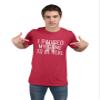 3X-Large Red Mens Classy I Paused My Game to Be Here Funny Gamers Novelty Gift for Gaming Lovers T-Shirt view 1