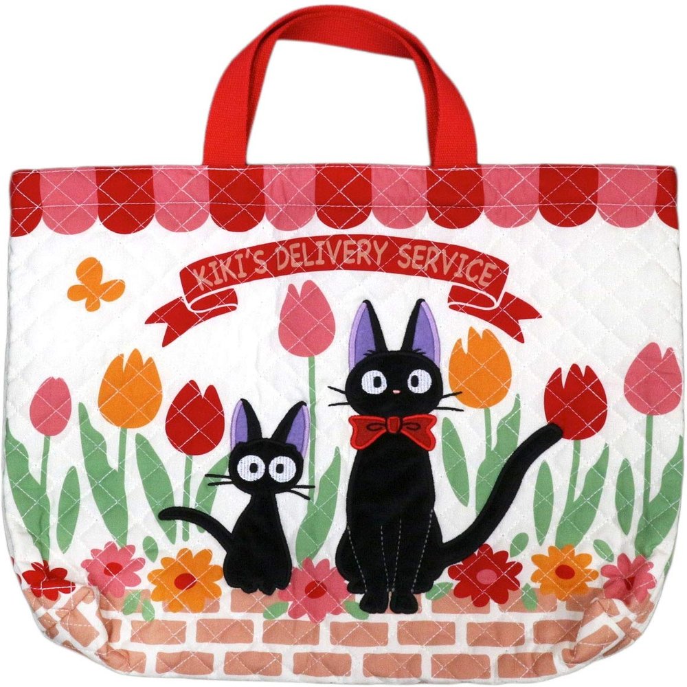 Shoes Bag Ghibli Kiki's Delivery Service Jiji cat and tulip