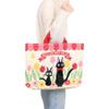 Shoes Bag Ghibli Kiki's Delivery Service Jiji cat and tulip view 3