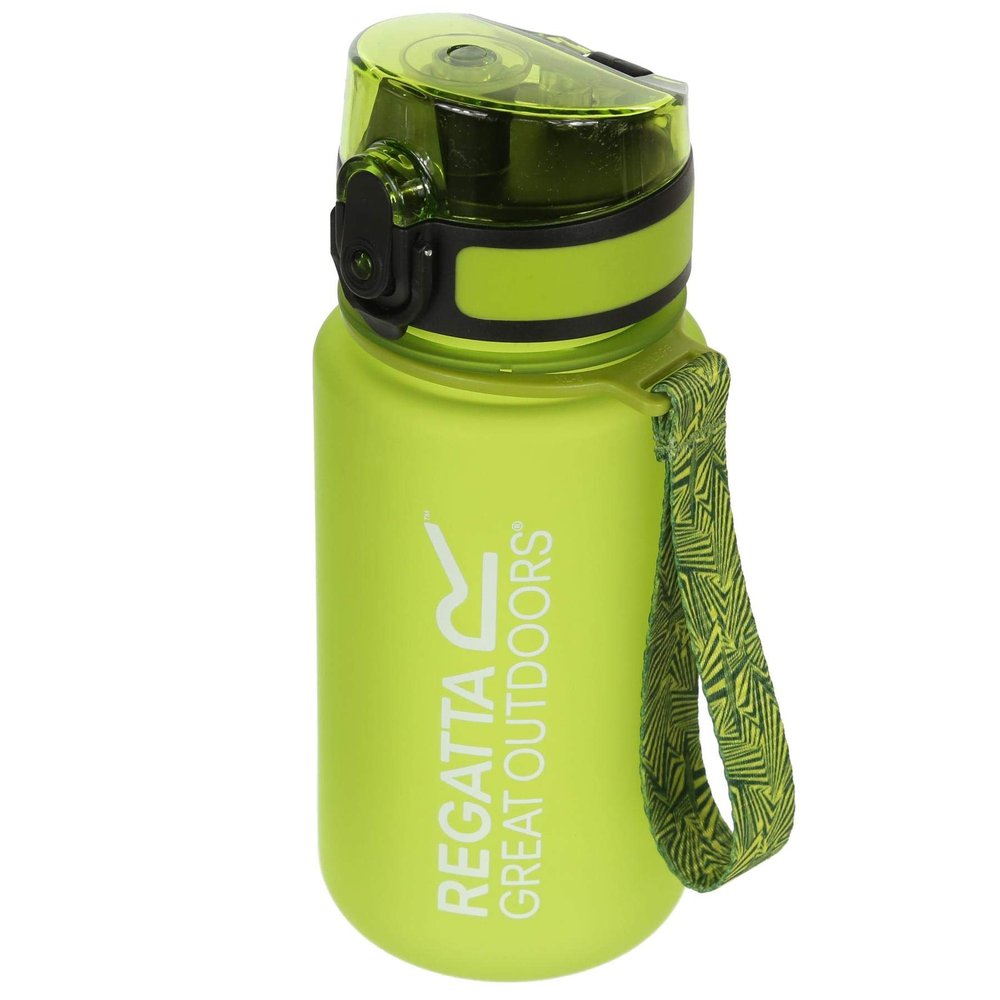 Regatta Regvv 0.35 Litre Lightweight Tritan Flip Camping Bottle - Green, Sgl