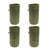 Augbunny Durable Drawstring Water Resistant Dust Flap Stuff Sack Bag 4-Pack view 1
