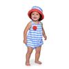 snopea Sunhat - Seaside Holiday Small Blue view 3