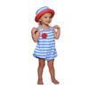 snopea Sunhat - Seaside Holiday Small Blue view 4