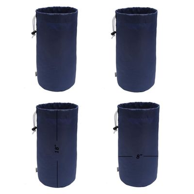Augbunny Durable Drawstring Water Resistant Dust Flap Stuff Sack Bag 4-Pack