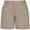 Classroom School Uniforms Little Girl's Flat Front Short Shorts, Khaki, 4 view 1