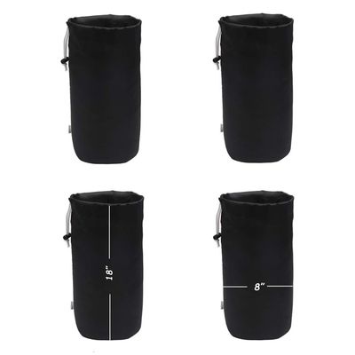Augbunny Durable Drawstring Water Resistant Dust Flap Stuff Sack Bag 4-pack