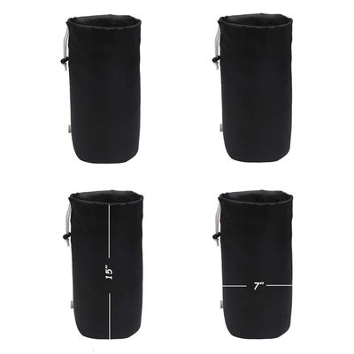 Augbunny Durable Drawstring Water Resistant Dust Flap Stuff Sack Bag 4-Pack