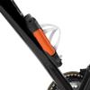 Dioche Pump, Portable Compact Air Pump Inflator with Frame Mounting Kit 6 Colors(Orange) view 4