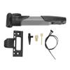 Dioche Pump, Portable Compact Air Pump Inflator with Frame Mounting Kit 6 Colors(Gray) view 1
