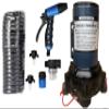 OASIS MARINE 12V Washdown Deck Wash Pump Kit  5.5 GPM 70 PSI Self-Priming Diaphragm Pump with Hose & Trigger Nozzle for Boat, RV, Caravan, Yacht & Marine Cleaning view 1