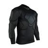 IUTZCAXU Body Safe Guard Padded Compression Shirts, Long Sleeve Shoulder Rib Chest Protector Suit for Football view 1