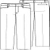 Classroom School Uniforms Big Girl's Low Rise Pants Pants, Black, 14 view 2