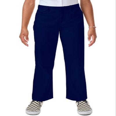 Classroom School Uniforms Girls' Big Low Rise Pants, Dark Navy, 10