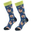 Men's Crazy Novelty Socks, KoolHour Cool Funny Animal Cartoon Sloth Pattern Cotton Long Tube Crew Dress Casual Socks,1 Pair view 1
