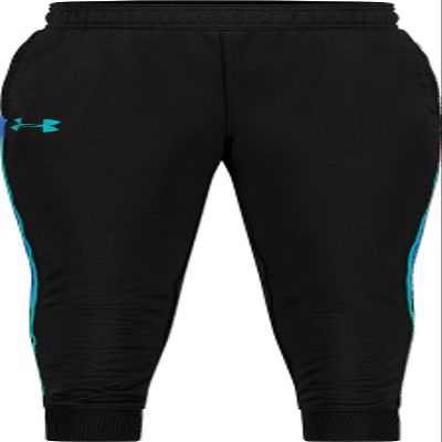 Under Armour Little Boy's Jogger Pants, black/Powderkeg Blue F, 4
