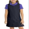 Classroom School Uniforms girls Pleated Bow Jumper Dress, Navy Blue, 5 US view 1
