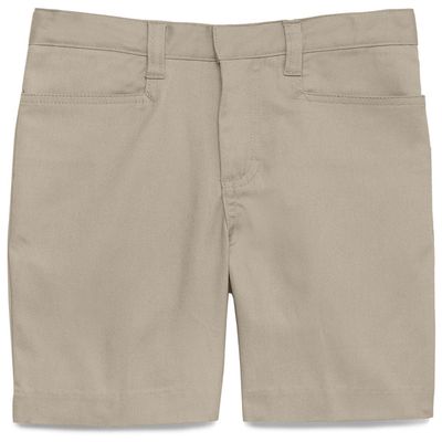 Classroom School Uniforms Girls' Big Low Rise Short, Khaki, 12