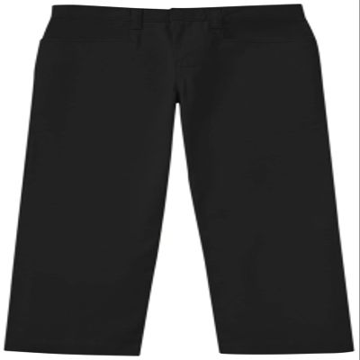 Classroom School Uniforms Little Girl's Low Rise Pants Pants, Black, 4.0