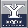 6 Inch BYU Cougars Y Logo Decal Brigham Young University Removable Wall Sticker Art NCAA Home Room Decor 3 by 6 Inches view 1