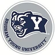 3 1/2 Inch BYU Cougar Logo Decal Brigham Young University Cougars Removable Wall Sticker Art NCAA Home Room Decor