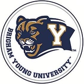 5 1/2 Inch BYU Cougar Logo Decal Brigham Young University Cougars Removable Wall Sticker Art NCAA Home Room Decor