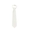 BUYYOURTIES Off- White Infant Boys Necktie with Easy to remove band view 1