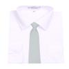 BUYYOURTIES Silver Infant Boys Necktie with Easy to remove band view 2