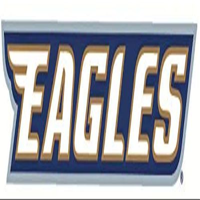 5 Inch GS Eagles Text Logo Decal Georgia Southern University Eagle Removable Wall Sticker Art NCAA Home Room Decor 5 by 1 Inches