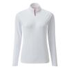 Gill Womens UV Tec Long Sleeve Zip T-Shirt - 50+ UV Sun Protection (White, 4) view 3