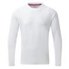 Gill Mens UV Tec Long Sleeve T-Shirt Top - 50+ UPF Sun Protection, Lightweight & Quick-Dry (White, XS) view 3