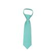 BUYYOURTIES Aqua Infant Boys Necktie with Easy to remove band view 1