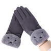 Ealafee Short Winter Gloves for Women Warm Mittens Womens Cycling Gloves Driving Gloves view 1