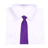 BUYYOURTIES Violet Purple Infant Boys Necktie with Easy to remove band view 2