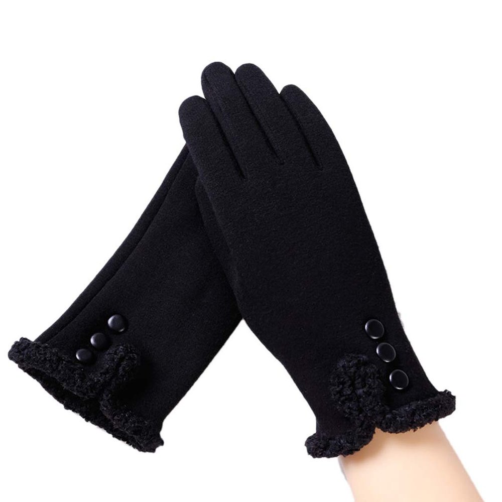 Ealafee Womens Winter Gloves Wrist Length Warm Mittens Touchscreen Gloves Driving Gloves