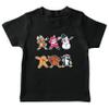 lepni.me Kids T-Shirt Christmas Dab - Dabbing Santa Claus Deer Snowman (12-13 Years Black Multi Color) view 1